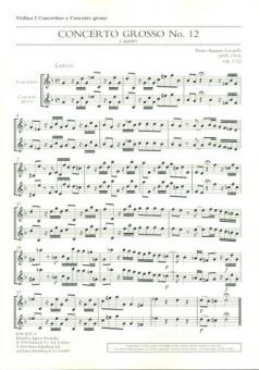 Concerto grosso Nr. 12 g-Moll op. 1 