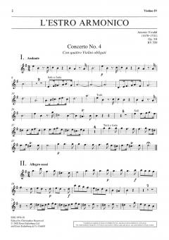L'Estro Armonico op. 3/4 RV 550 