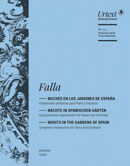 Noches en los Jardines de Espana (Nächte in spanischen Gärten) - Impressiones sinfonicas para Piano y Orquesta 