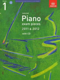 ABRSM Selected Piano Exam Pieces: 2011-2012 (Grade 1) - Book/CD 