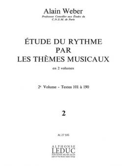 Etude Du Rythme Par Les Themes Musicaux Vol.2 
