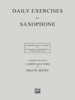 Daily Exercises For Saxophone 