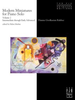 Dianne Goolkasian Rahbee: Modern Miniatures for Piano Solo Vol. 2 