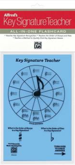 Alfred's Key Signature Teacher: All-In-One Flashcard (Blue) 