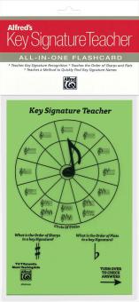 Alfred's Key Signature Teacher: All-In-One Flashcard (Green) 