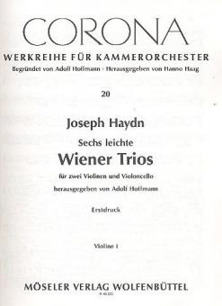 Sechs leichte Wiener Trios Standard