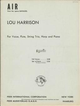 Air (From The Opera 'Rapunzel') 