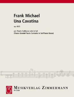 Una Cavatina op. 65,3 für Flöte solo Standard