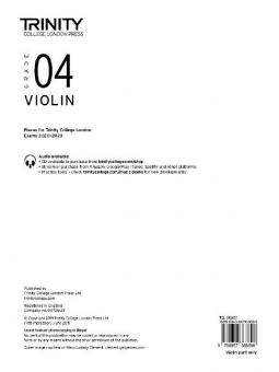 Violin Exam Pieces 2020-2023: Grade 4 (part only) 