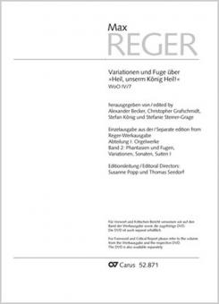 Variationen und Fuge über 'Heil, unserm König, Heil!' 