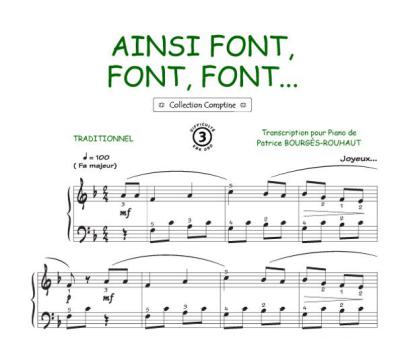 Ainsi font font 