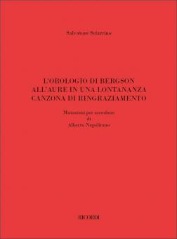 L'orologio di Bergson - All'aure... - Canzona... 