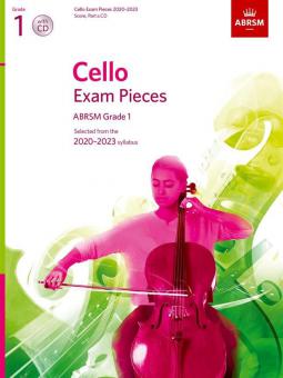 Cello Exam Pieces 2020-2023, ABRSM Grade 1, Score, Part & CD 