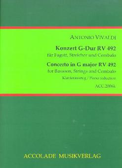 Konzert G-Dur RV 492 