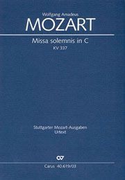 Missa solemnis in C-Dur KV337 