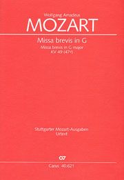 Missa brevis in G-Dur KV49 