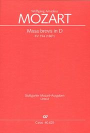 Missa brevis in D-Dur KV194 