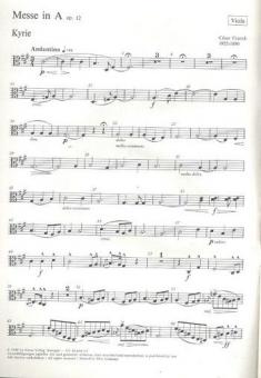 Messe in A FWV 12 (2 Fassungen) 