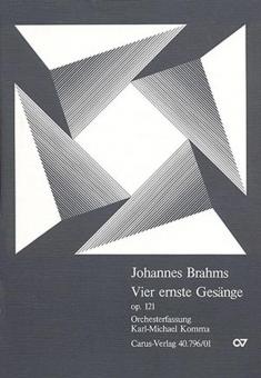 4 ernste Gesänge op. 121 