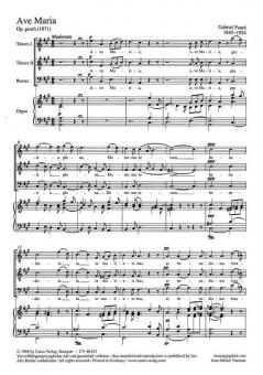Ave Maria in A-Dur Standard