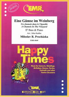 Eine Gämse im Weinberg Standard