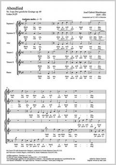 Abendlied op. 69 Nr. 2 Standard