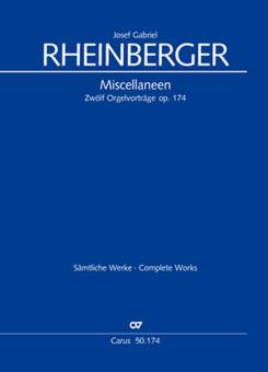 Miscellaneen. Zwölf Orgelvorträge 