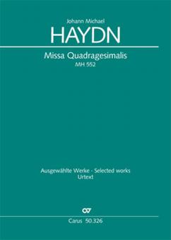 Missa Quadragesimalis MH552 