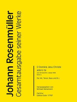 O Domine Jesu Christe adoro te 