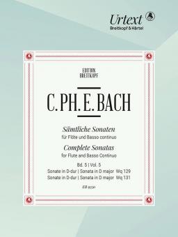 Sämtliche Sonaten 5: Sonaten D-dur Wq 129 und d-dur Wq 131 
