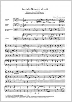 Aus tiefer Not schrei ich zu dir 