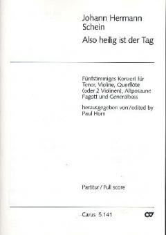 Also heilig ist der Tag 