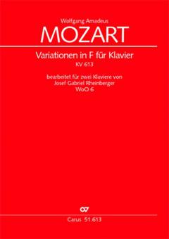 Thema mit Variationen in F-Dur 