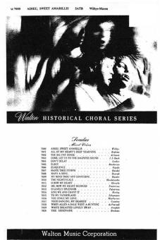 Adieu, Sweet Amarillis 
