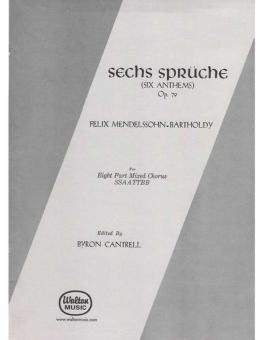 Sechs Sprüche 