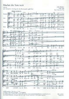 Machet die Tore weit 