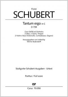 Tantum ergo in C-Dur D739 Standard