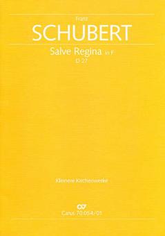 Salve Regina in F-Dur D27 