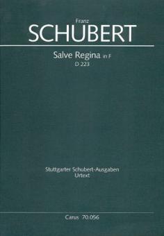 Salve Regina in F-Dur D223 