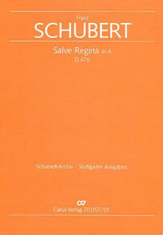Salve Regina in A-Dur D676 