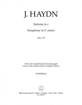 Sinfonie c-Moll Hob. I:78 
