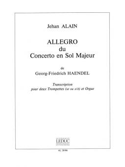 Allegro Du Concerto En Sol Maj de Haendel 