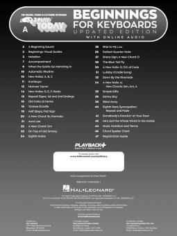 Beginnings for Keyboards - Updated Edition 