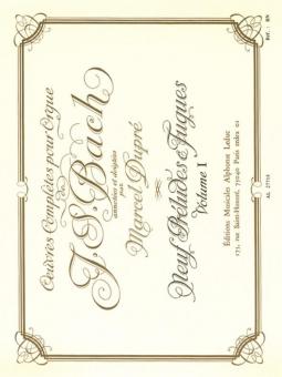 Oeuvres Completes pour Orgue Vol. 1 