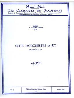 Suite D Orchestre en Ut: Bourree 