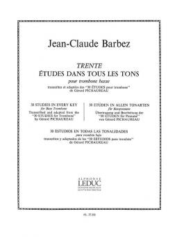 30 Etudes Dans Tous Les Tons 