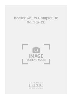 Cours Complet de Solfege 2e Vol. 2 