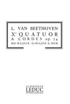 Quatuor à Cordes No. 10 Op. 74 