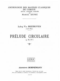 Prelude Circulaire Op. 39/1 