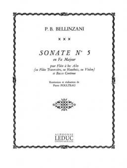 Sonate No. 5 en Fa Majeur 